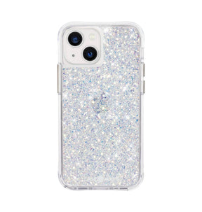 iPhone 13 Mini Twinkle Antimicrobial Case – Stardust | Case-Mate Cover – Glitter Design, Microbial Protection image 0