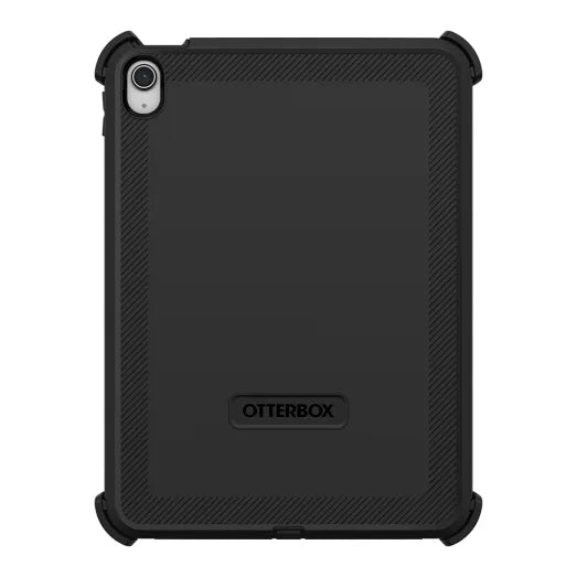 iPad 10.9 (10th Gen) Case – Black Pro Pack | OtterBox Defender Series Heavy-Duty Protective Case with Port Covers & Built-In Stand image 2