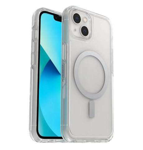 iPhone 13 Case – Clear | OtterBox Symmetry Plus MagSafe Cover with Drop Protection & Sleek Design image 1