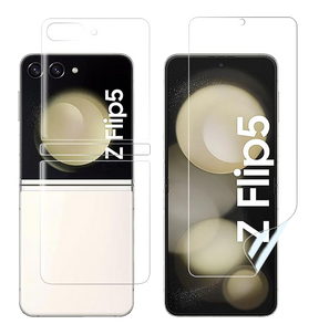 Samsung Galaxy Z Flip 5 Membrane (Front + Back) - Clear | Scratch-Resistant, Perfect Fit Design image 0