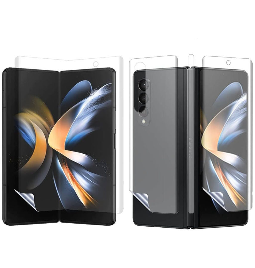 Samsung Galaxy Z Fold 4 Membrane (Front + Back) - Clear | Scratch-Resistant, Perfect Fit Design image 0