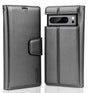 Google Pixel 8 Pro Wallet Case - Black | Hanman Diary Flip Cover with Card Slots image 0