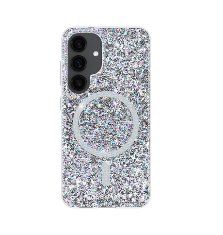 Samsung Galaxy S25 Magsafe Case – Disco | Case-Mate Twinkle Ombre Antimicrobial, Drop Protection, Wireless Charging Compatible image 0
