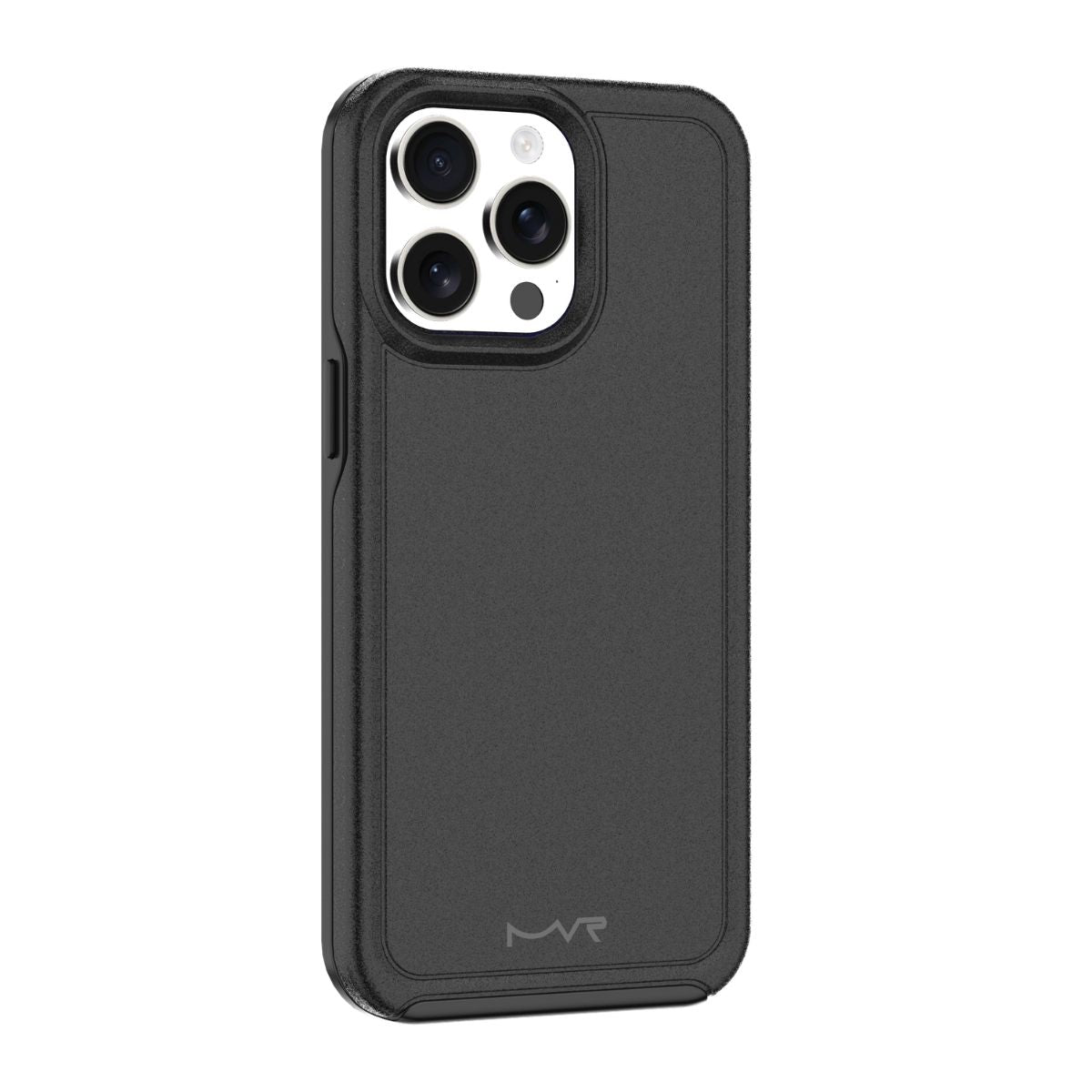 iPhone 13 Pro Max/12 Pro Max Armour Matte Case - Black | MVR Protective Cover with Strong Grip & Durable Design