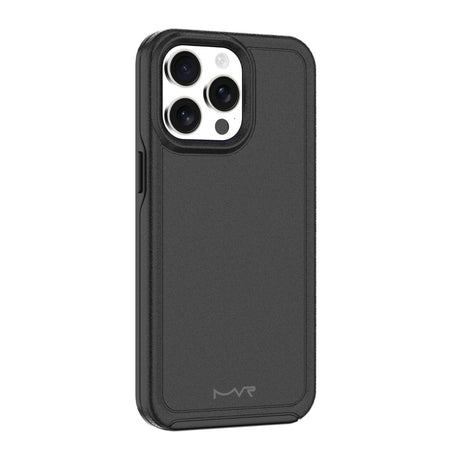 iPhone 13 Pro Max/12 Pro Max Armour Matte Case - Black | MVR Protective Cover with Strong Grip & Durable Design