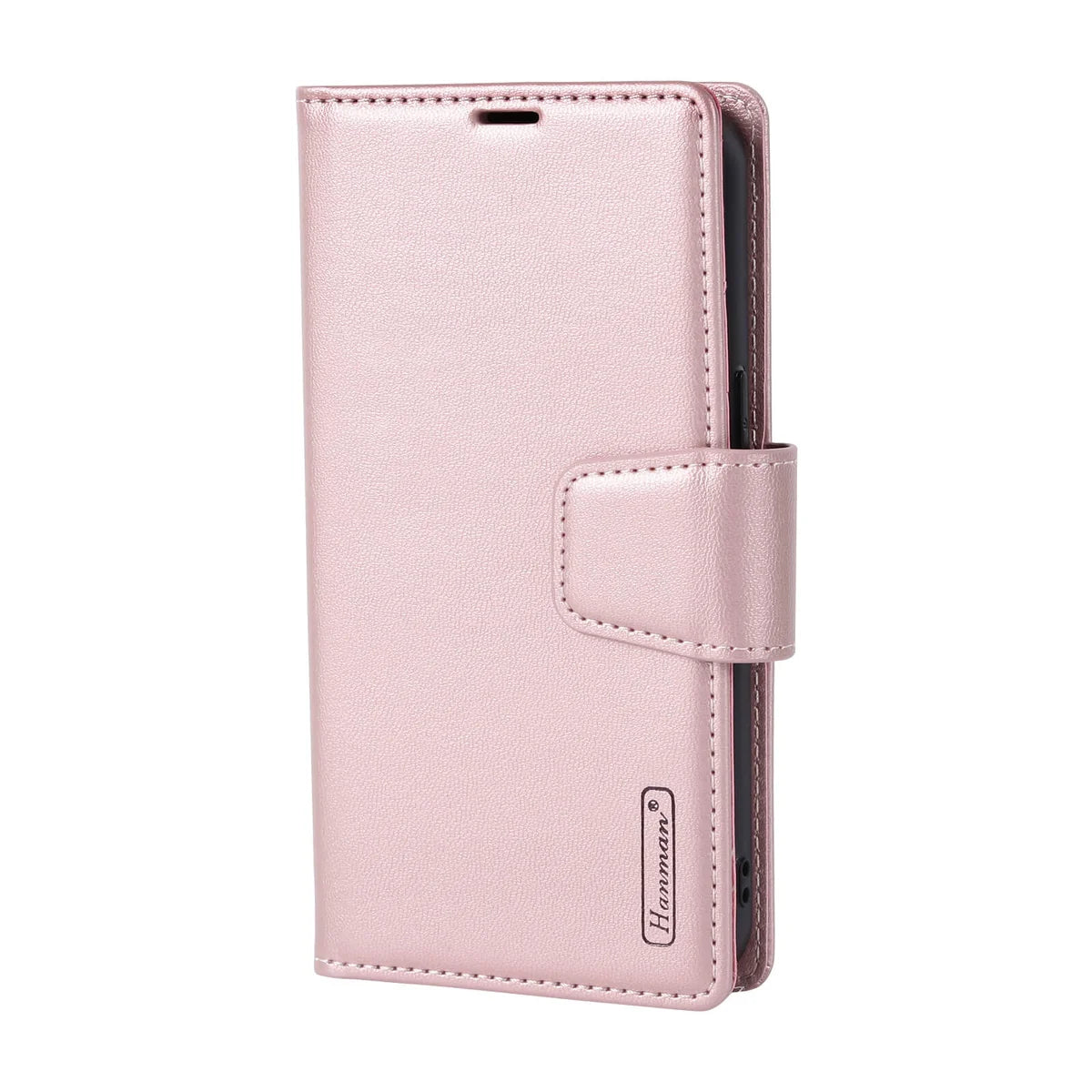 OPPO A6/A6X Diary Case - Rose Gold | Hanman Flip Cover with Clasp, Card Slots & Full Protection