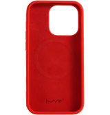 iPhone 15 Pro Max MVR Liquid Silicone Case - Red | Soft Touch Protective Cover image 1