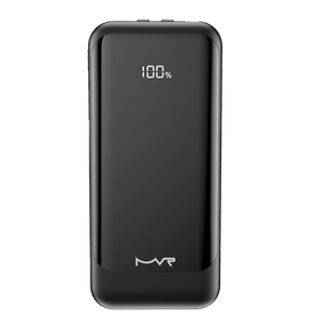 MVR Rapid 10S Power Bank - 10000mAh | 20W USB - C Fast Charging, Slim & Portable (Black) image 0