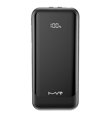 MVR Rapid 10S Power Bank - 10000mAh | 20W USB - C Fast Charging, Slim & Portable (Black) image 0