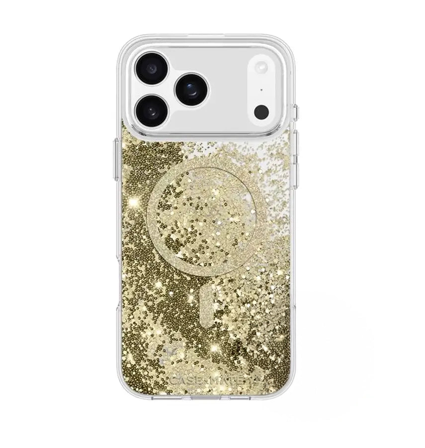iPhone 17 Pro Max MagSafe Case – Gold | Case-Mate Waterfall Elegant Gradient Design, Slim Fit, MagSafe Compatible image 0