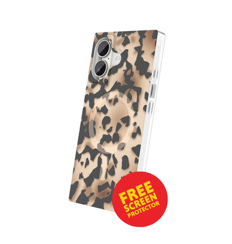iPhone 17 BoxedIn Case – Desert Bloom | MVR Interchangeable Floral Panels, Shock-Absorbent Base, MagSafe Compatible image 0