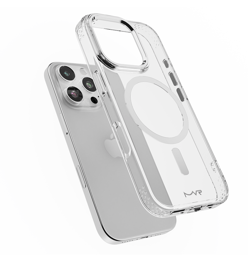 iPhone 16 Pro Max MVR Impact IMD Case - Silver | Shockproof Hybrid Design, Premium Metallic Finish image 2