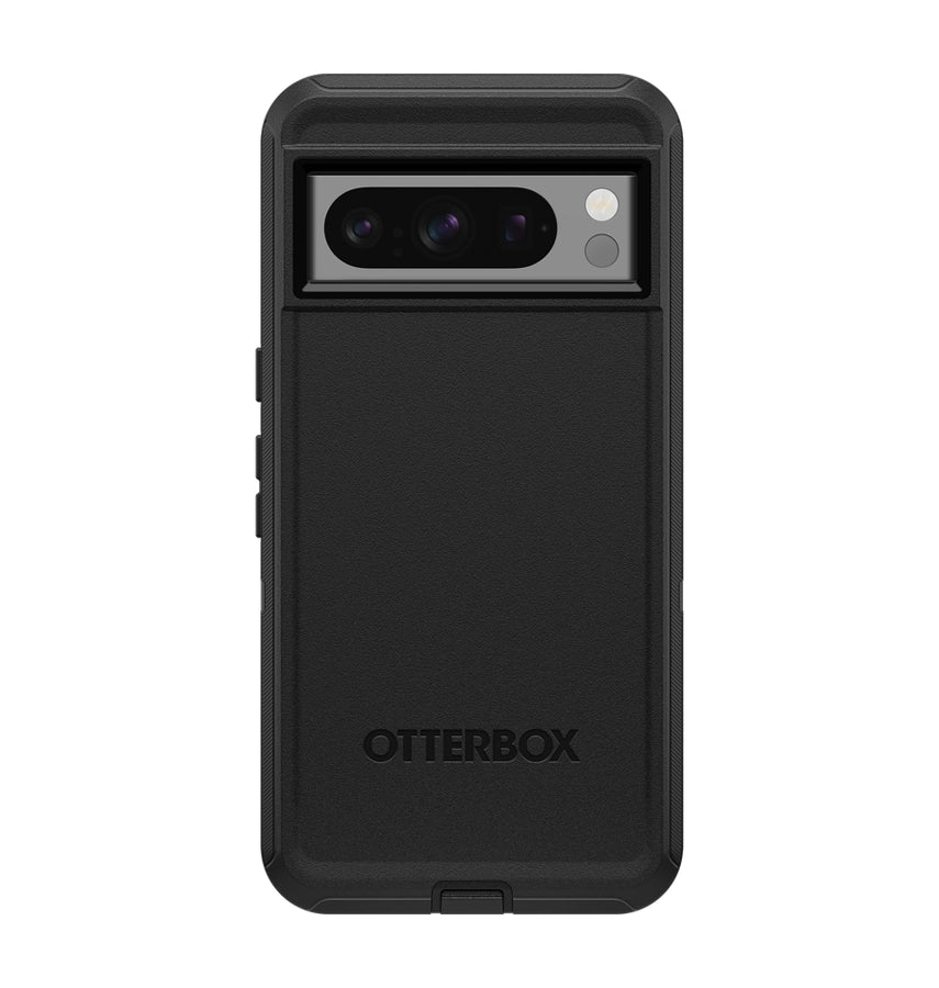 Google Pixel 8 Pro Case - Black | OtterBox Defender Series, Scratch-Resistant Rugged Protective Back Cover image 0