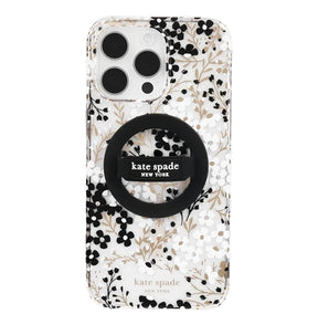 Magnetic MagSafe Loop Grip – Black | Kate Spade Stylish & Functional Phone Accessory image 0