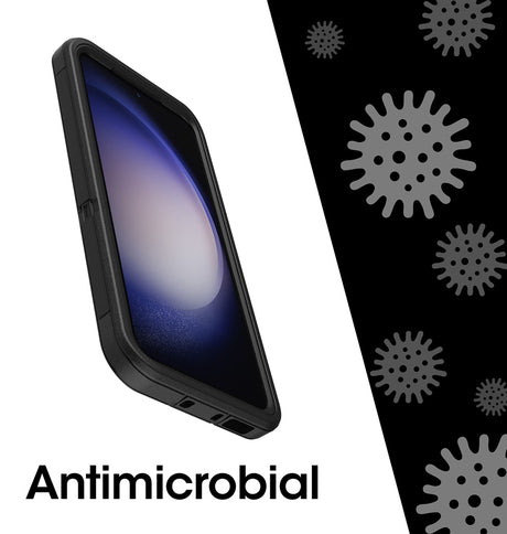 Samsung Galaxy S23 Case – Black | Otterbox Defender Series, Rugged Shockproof Back Cover image 2