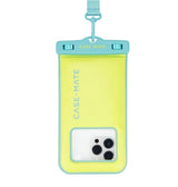 Case-Mate Waterproof Floating Pouch – Universal Lime/Blue | Durable & Protective iPhone & Smartphone Accessory image 2