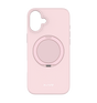 iPhone 16 MVR Liquid Silicone Stand Case - Pink Sand | Soft - Touch, Adjustable Kickstand image 0