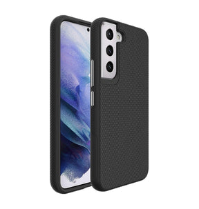 Samsung Galaxy S22 Plus Triangle Pattern Case – Black | Rugged Shockproof Cover image 0