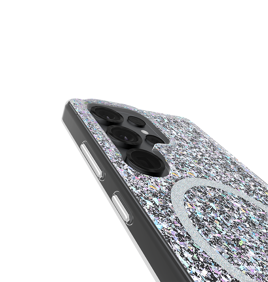 Samsung S25 Ultra – Disco | Case-Mate Twinkle Ombre Antimicrobial, Drop Protection, Wireless Charging Compatible