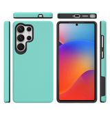 Samsung Galaxy S25 Ultra MagSafe Case - Mint | Triangle Texture Rugged Shockproof Cover