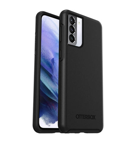Samsung S21 Plus Case – Black | OtterBox Symmetry Series, Soft Touch Protective Cover image 0