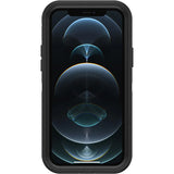 iPhone 12/12 Pro Case – Black | Otterbox Defender Series, Rugged Shockproof Back Cover image 1
