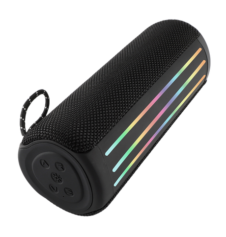 MVR Max HD Party Speaker - Black | 16W Loud Stereo Sound, RGB Lights, 24H Battery & Bluetooth 5.3 image 2