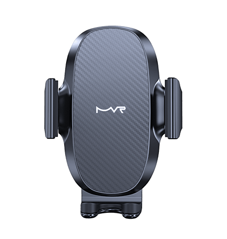 MVR T10 Universal Car Phone Mount - Black | Side Press Mount with Strong Grip image 0