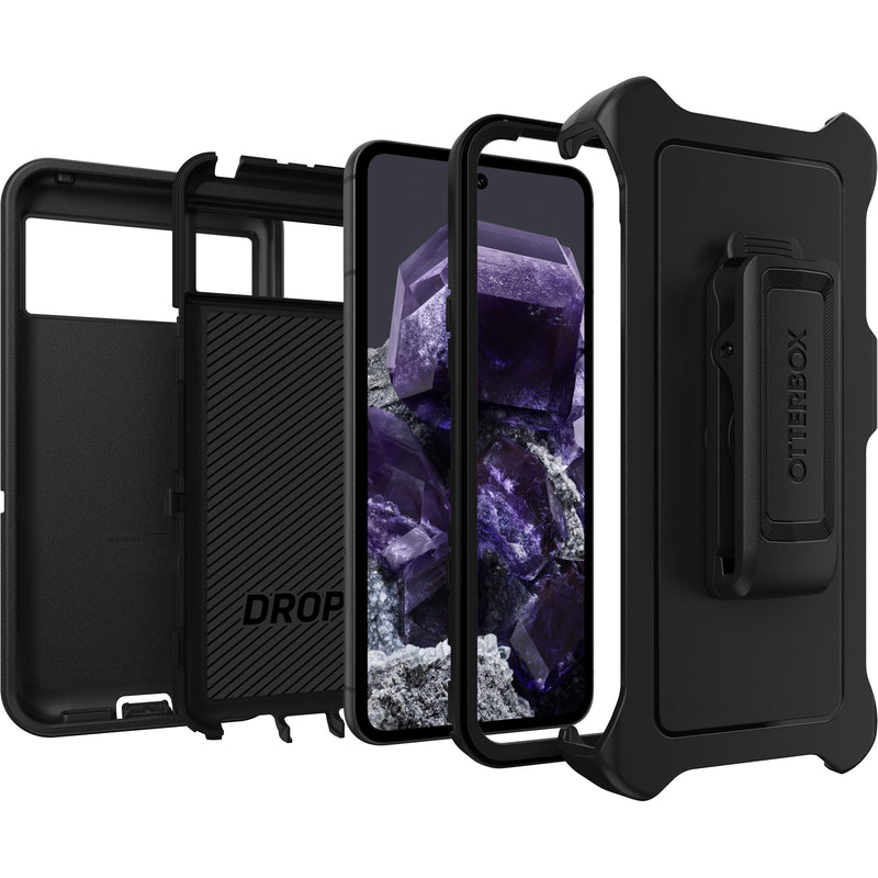Google Pixel 8 Case – Black | OtterBox Defender Series Rugged, Durable & Protective Cover image 2