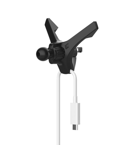 MVR T1 MagSafe Car Charger Holder - Black | 15W Fast Charge Wireless Phone Holder image 2