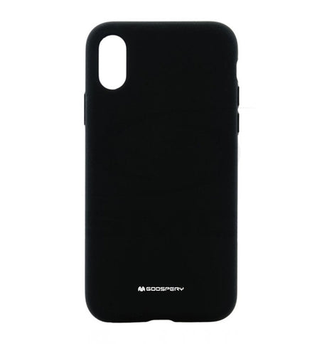 iPhone XR Mercury Bluemoon Case - Black | Soft Touch Protective Cover image 0