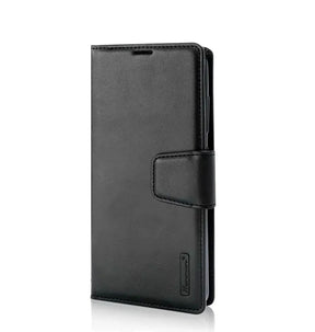 Samsung Galaxy Z Fold 4 Hanman Diary Wallet Flip Case - Black | Shockproof Protective Cover image 0
