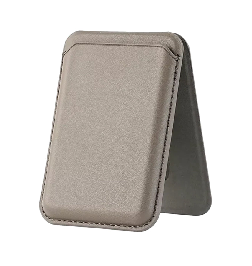 iPhone Wallet Case – Grey | Apple MagSafe Tripod Series, Slim, Magnetic, and Stand-Ready image 0