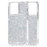 iPhone 13 Pro Twinkle Antimicrobial Case – Stardust | Case-Mate Sparkling Design, Drop Protection, Wireless Charging Compatible image 3