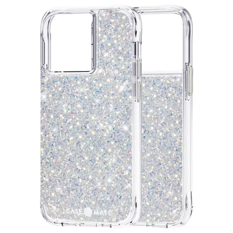 iPhone 13 Pro Twinkle Antimicrobial Case – Stardust | Case-Mate Sparkling Design, Drop Protection, Wireless Charging Compatible image 3