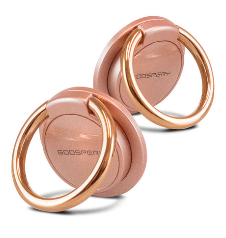 Mercury Goospery Universal Phone Grip Ring - Rose Gold | 360° Rotatable, Light Weight Holder image 0