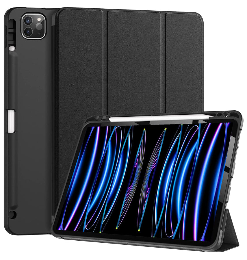 Apple iPad Pro 11" (7th Gen) Case - Black| Canvas Smart Case with Apple Pencil Slot, Shockproof & Scratch - Resistant Protective Cover image 0