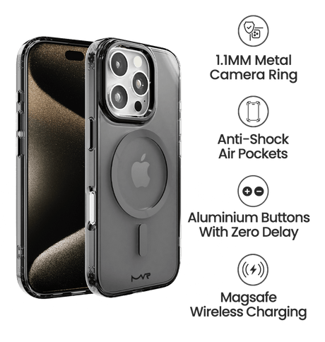 iPhone 16 Pro MVR Impact IMD Case - Black | MagSafe Compatible Protective Cover image 4