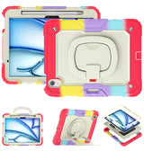 Apple iPad AIR 11 2024/25 Case - Rainbow Red | Survivor GenericHand Strap Stand, Shockproof & Scratch - Resistant Protective Cover image 4