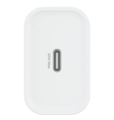 MVR 30W Wall Adapter - White | USB - C Ports, SUPPORTS PD 3.0 & QC 3.0 image 1