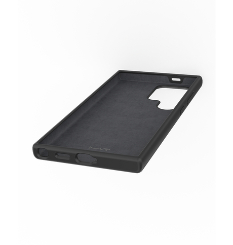 Samsung S24 Ultra MVR Liquid Silicone Case - Black | Soft Touch Protective Cover image 2