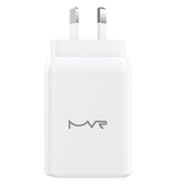 MVR 45W Wall Adapter (GAN-65) - White |Dual USB - C Ports, SUPPORTS PD 3.0 & QC 3.0 image 0