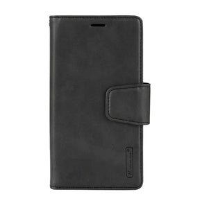iPhone 17 Air Leather Case – Black | Hanman Magnetic Detachable Wallet Design, MagSafe Compatible image 0