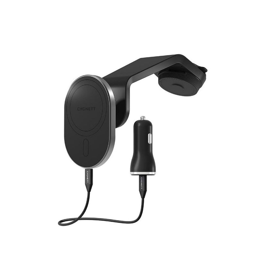 Cygnett Gen 2 MagHold Extendable Magnetic Car Window Screen Wireless Charger image 0