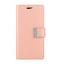 iPhone 11 Wallet Case – Rose Gold | Goospery Mercury Rich Diary Flip Cover with 3 Card Slots & Stand Function image 0