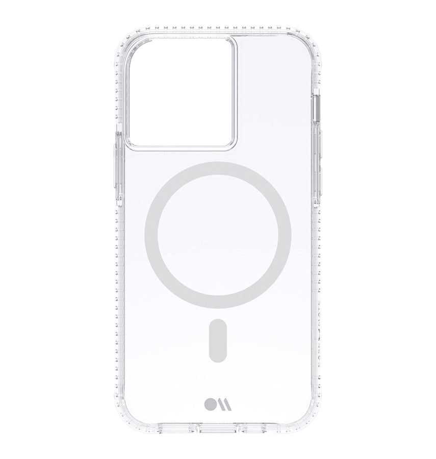 iPhone 13 Pro Tough Plus MagSafe Antimicrobial Case – Clear | Case-Mate Heavy-Duty Protection, Drop Resistant, Wireless Charging Compatible image 0