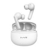 MVR Owl True Wireless Earbuds – White | Active Noise Cancelling (ANC), 30H Playtime & IPX5 Waterproof image 1
