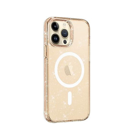 iPhone 15 Pro Max Diamond Speckle Case– Rose Gold | Glitter Finish Cover, Slim Fit & Drop Protection image 0