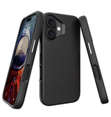iPhone 16 Triangle Pattern MagSafe Case - Black | Rugged Shockproof Back Cover image 5