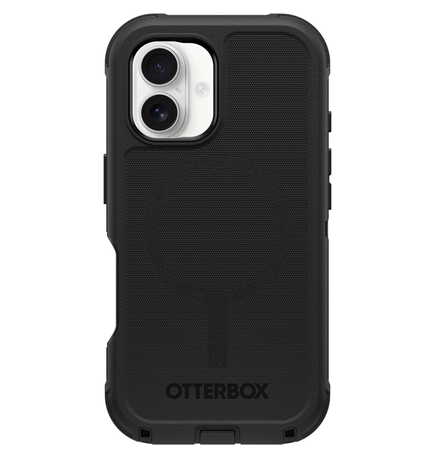 iPhone 16 Magsafe Case – Black | Otterbox Defender Series, Rugged Shockproof Back Cover image 0